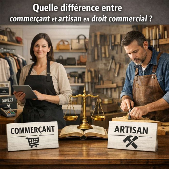 Commerçant ou artisan : quelle différence en droit commercial ?